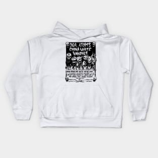 D.O.A. / Atoms / China White / Vandals Punk Flyer Kids Hoodie